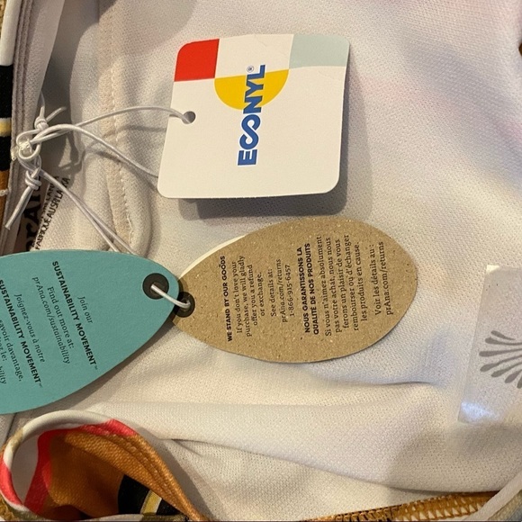 PrAna Bikini Bottom NWT Gilded Soleil Stripe - Picture 11 of 14